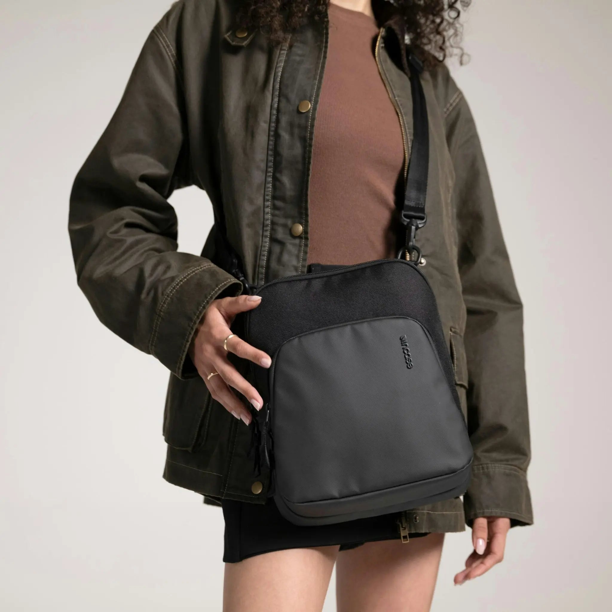 A.R.C. Crossbody Bag With ReSpun 100% Recycled Polyester Incase
