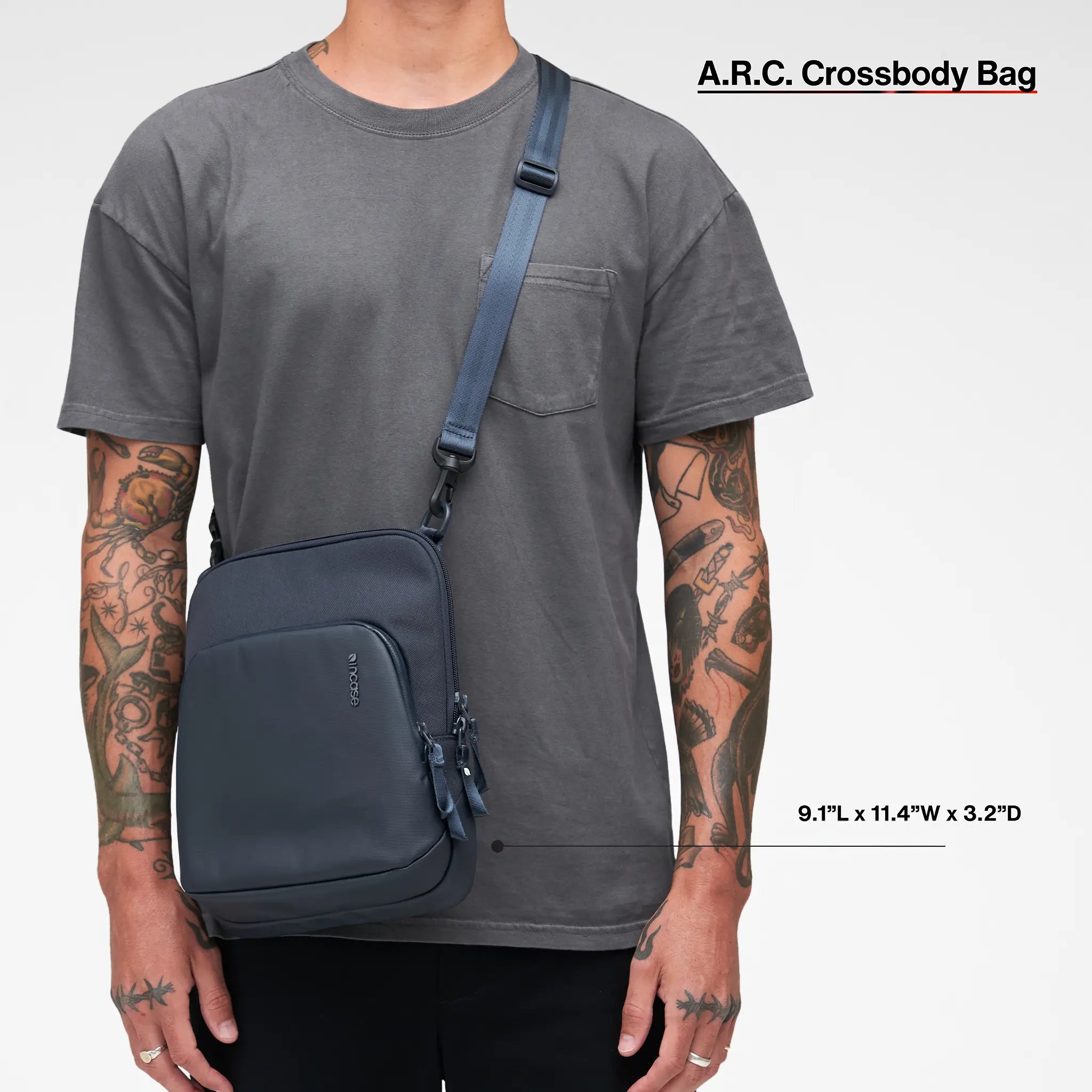 A.R.C. Crossbody Bag With ReSpun 100% Recycled Polyester |