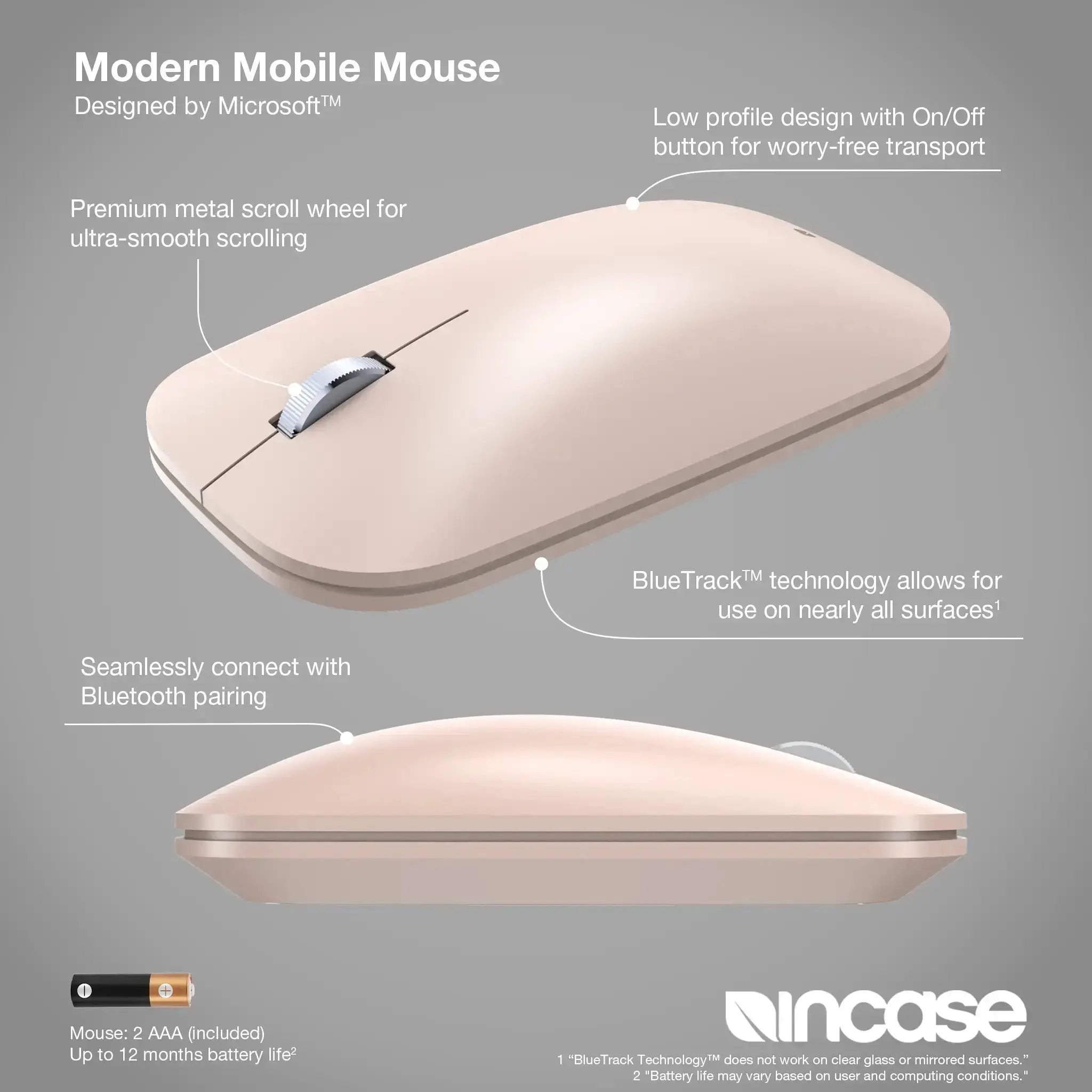 Modern Mobile Mouse Incase-Microsoft