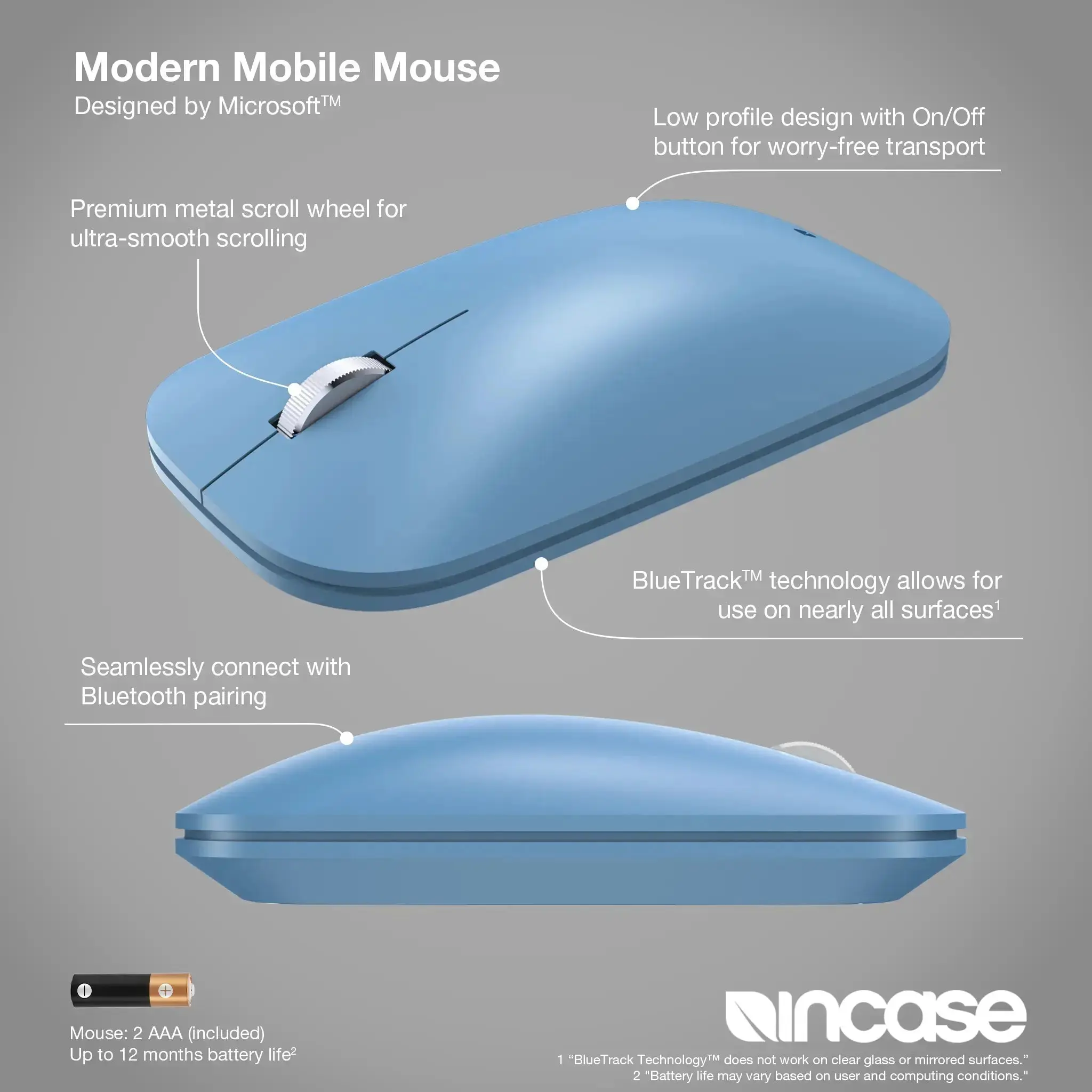 Modern Mobile Mouse Incase-Microsoft