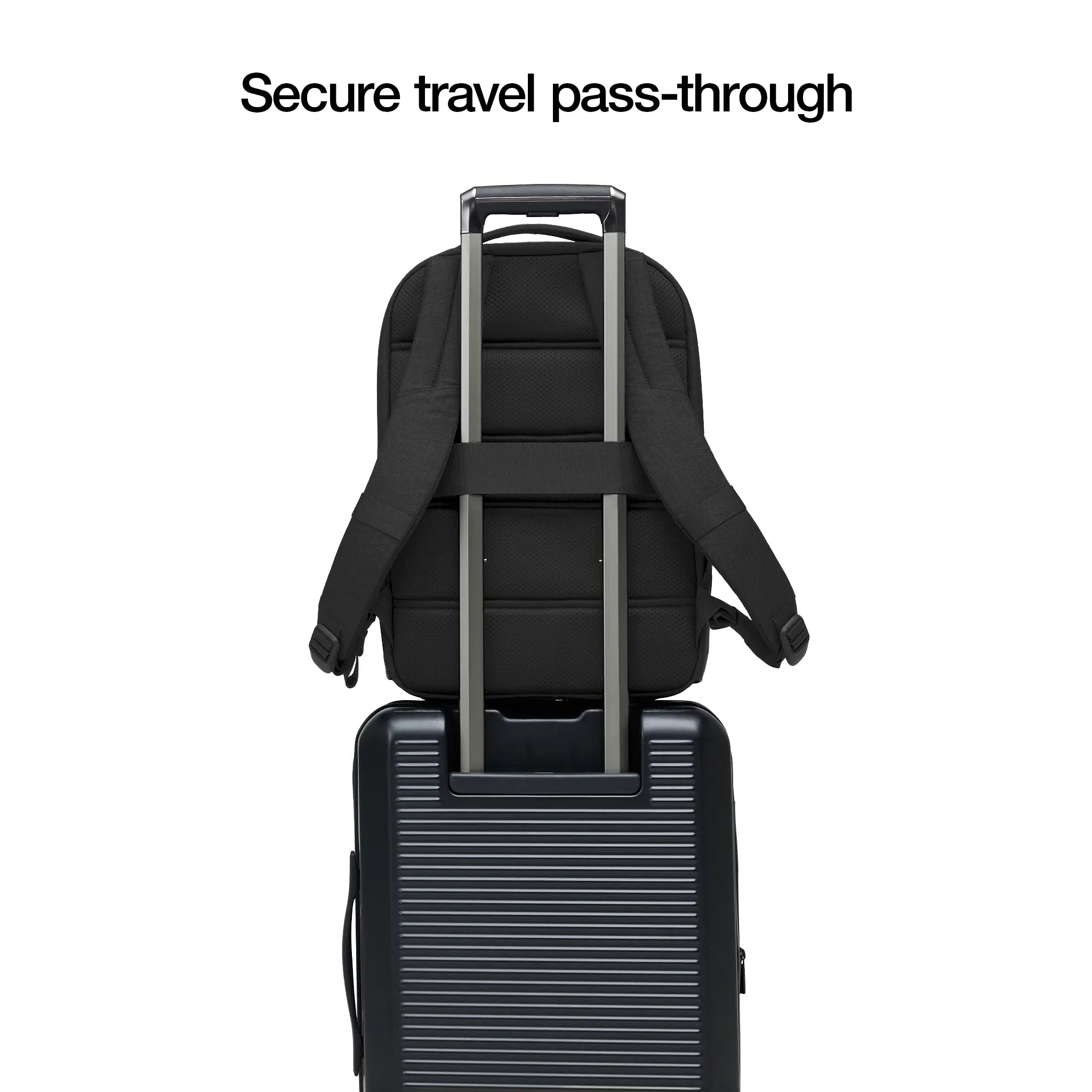 Crosstown Backpack with Woolenex 20L Incase highlighting secure travel pass-through feature