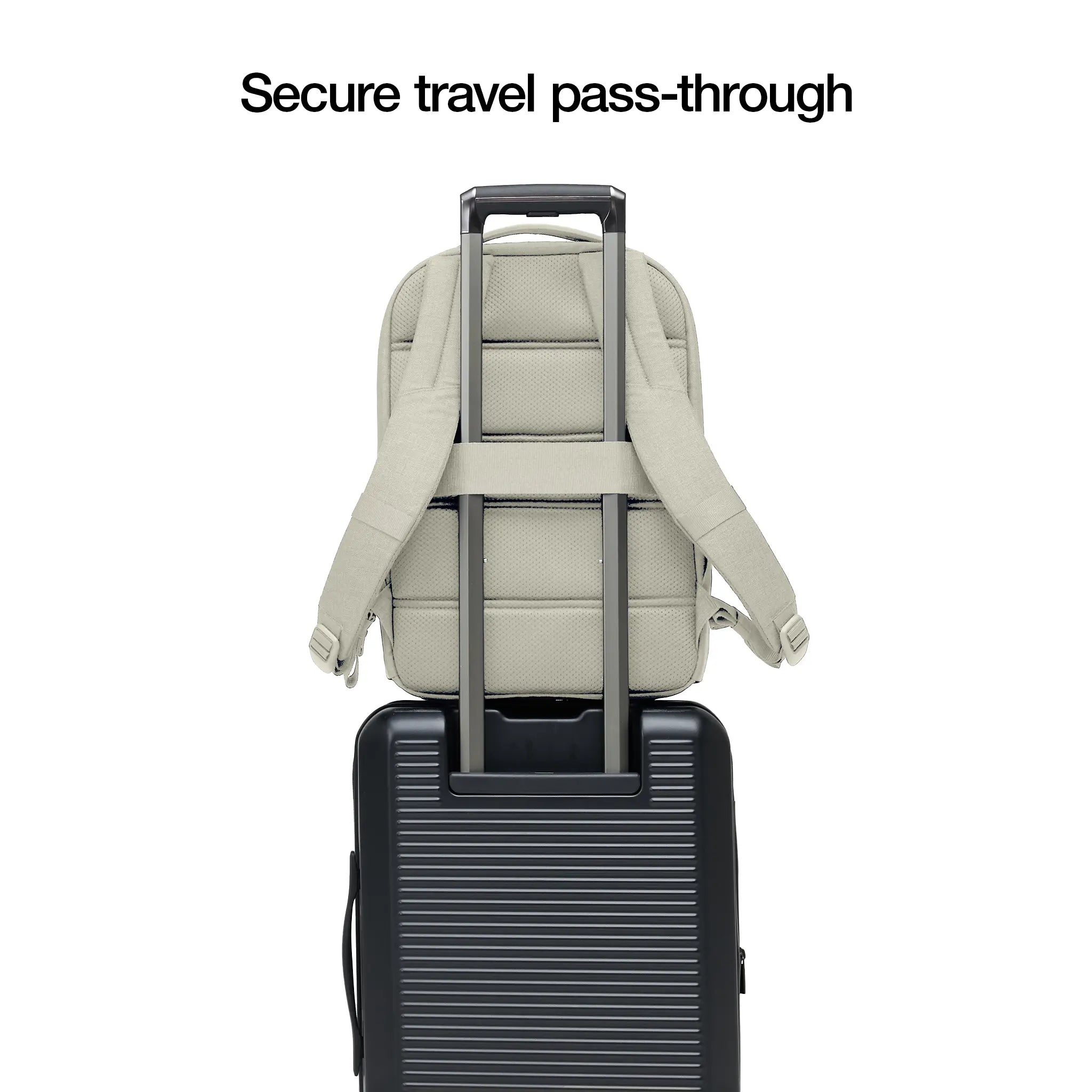 Crosstown Backpack with Woolenex 20L Incase highlighting secure travel pass-through feature