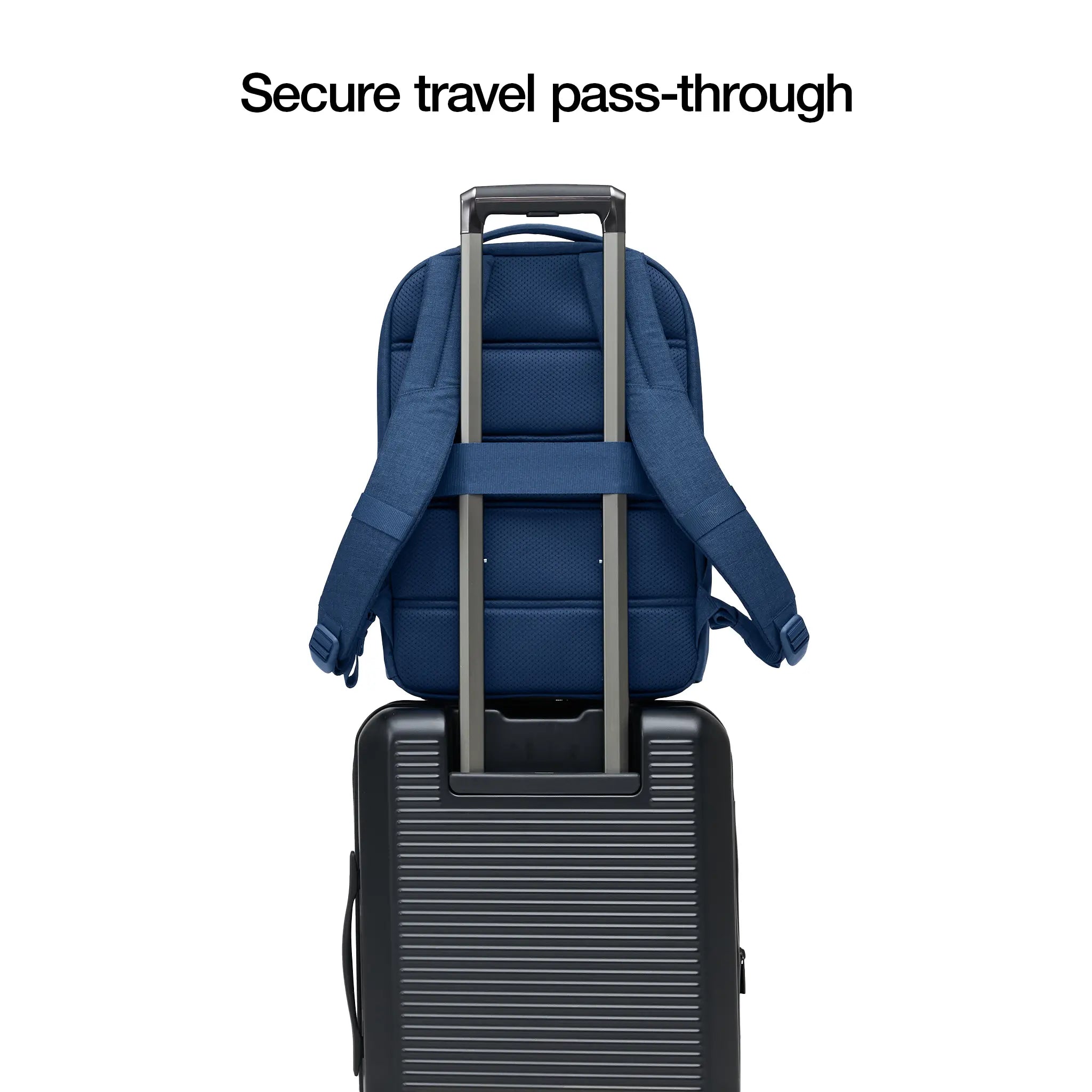 Crosstown Backpack with Woolenex 20L Incase highlighting secure travel pass-through feature