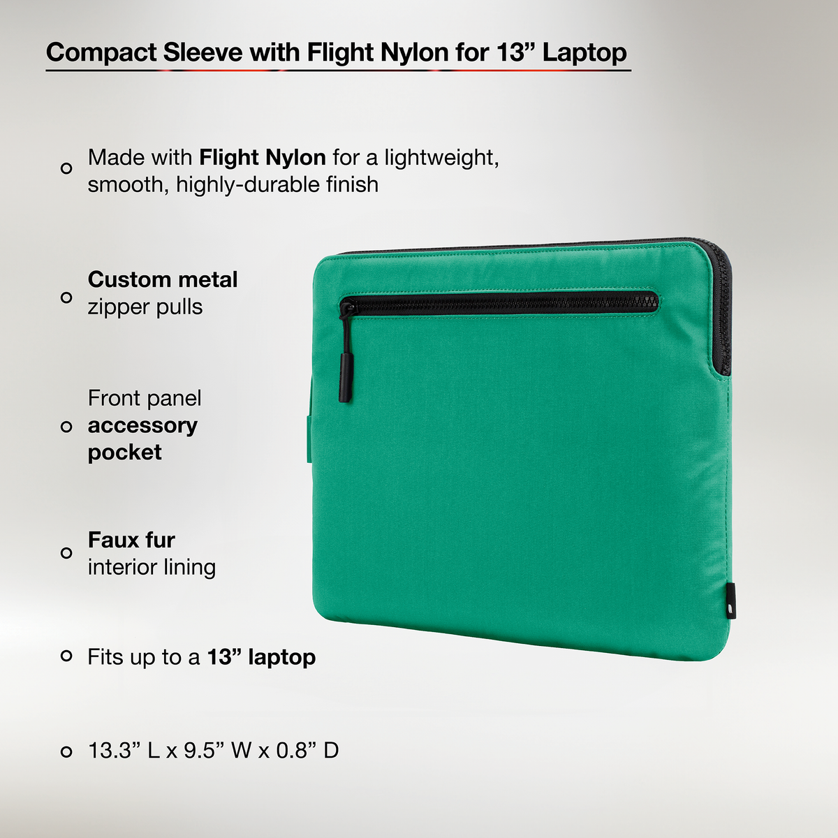 Compact Sleeve with Flight Nylon for 13-inch MacBook Pro & 13-inch MacBook Air (2016-2025) |