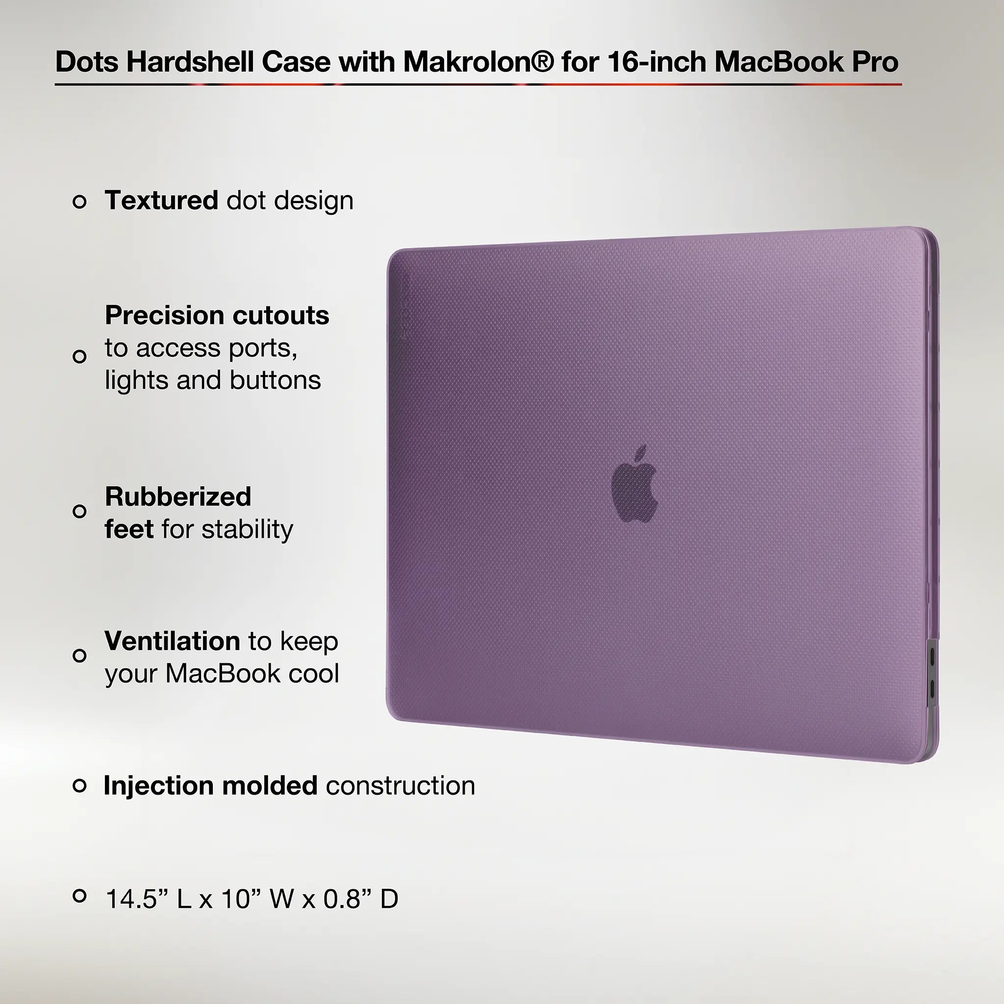Dots Hardshell Case with Makrolon® for 16-inch MacBook Pro (2019) |