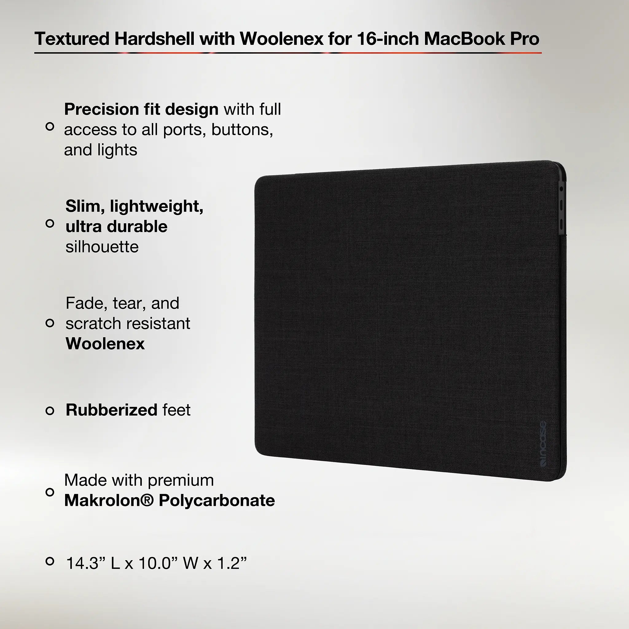 Textured Hardshell with Woolenex for 16" MacBook Pro (2019) |