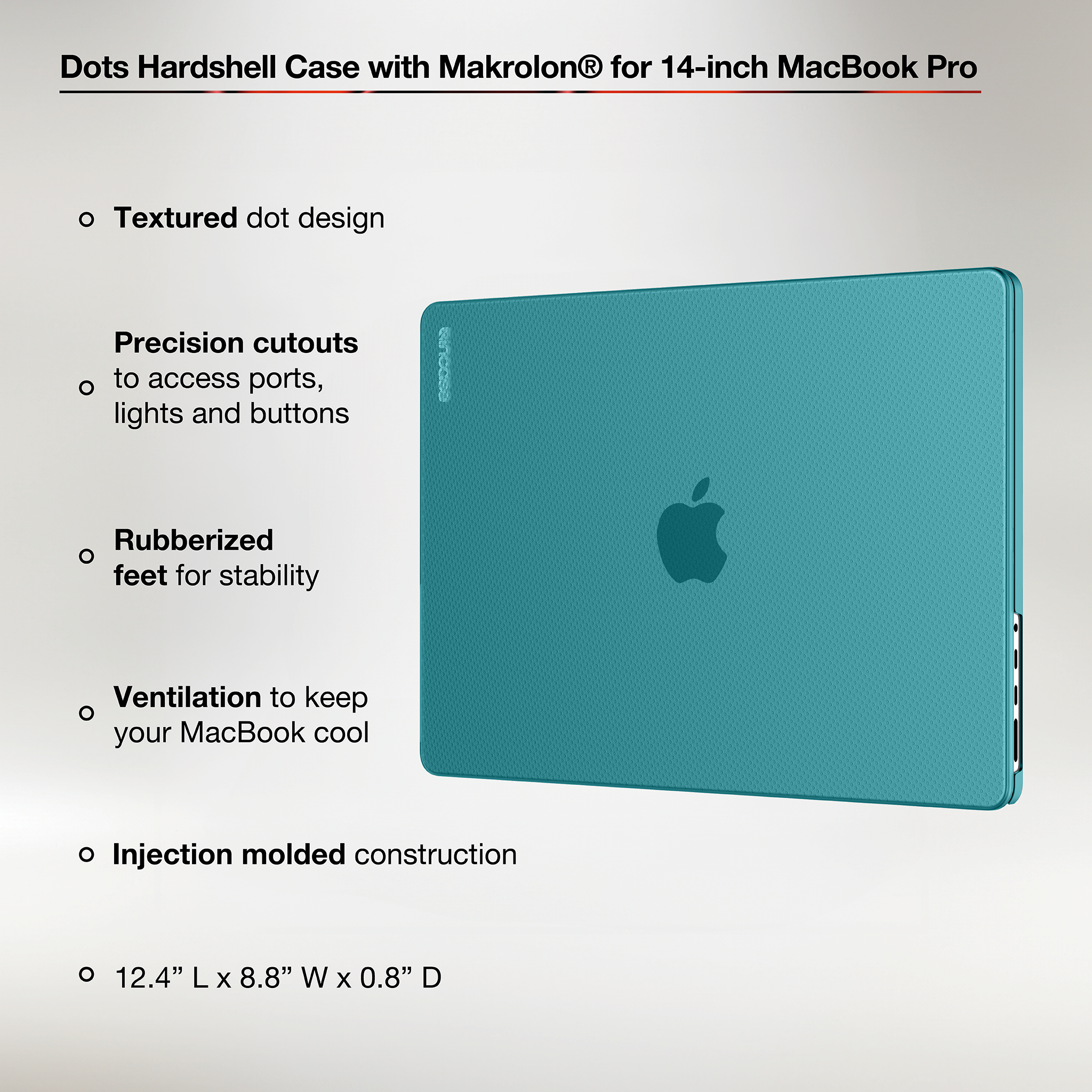 Dots Hardshell Case with Makrolon® for 14-inch MacBook Pro (M1-M4, 2021-2024) |