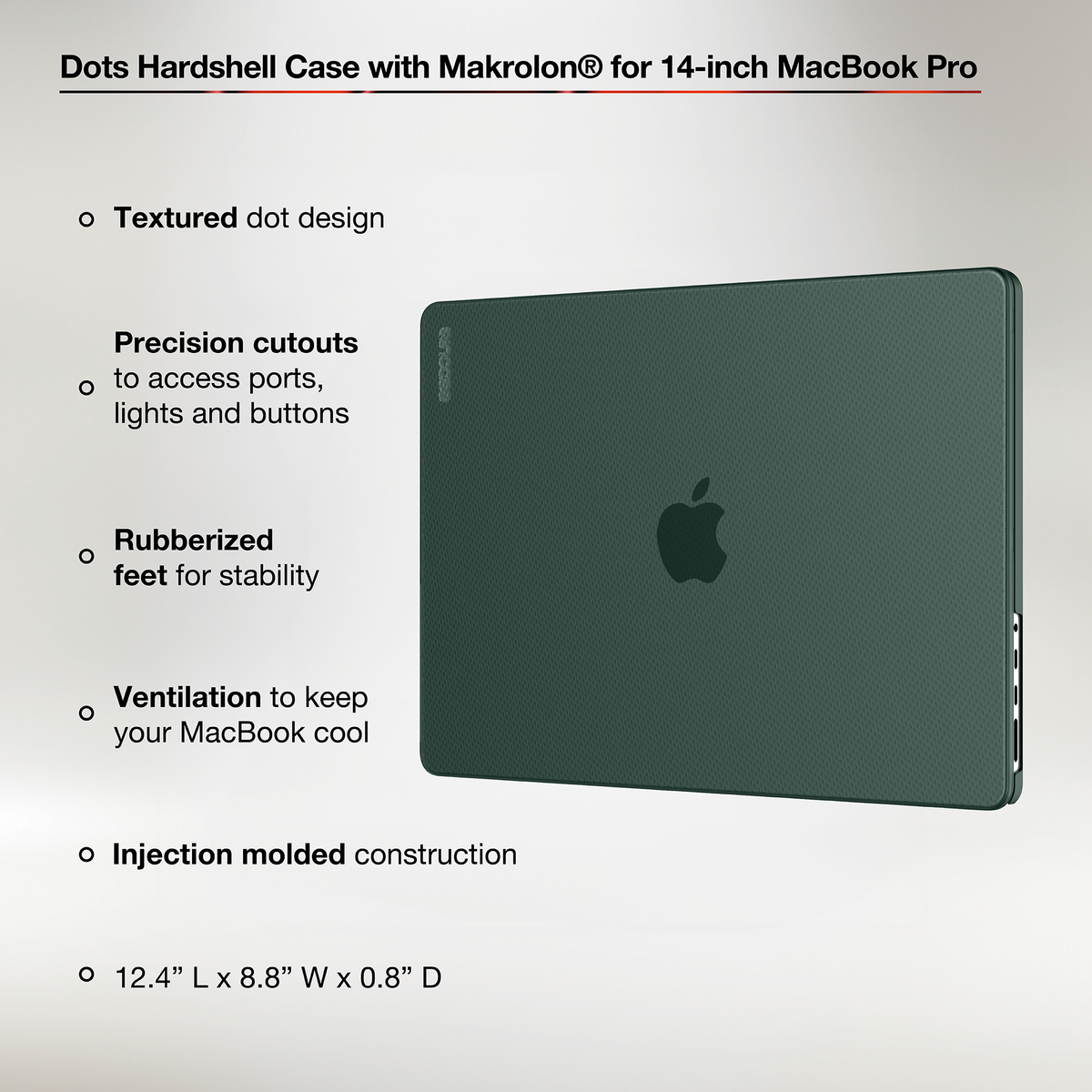 Dots Hardshell Case with Makrolon® for 14-inch MacBook Pro (M1-M4, 2021-2024) |
