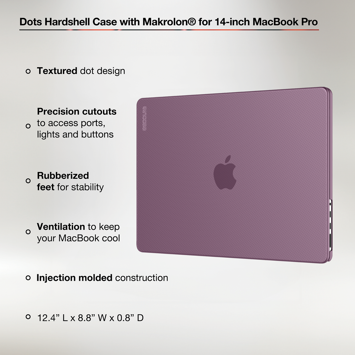 Dots Hardshell Case with Makrolon® for 14-inch MacBook Pro (M1-M4, 2021-2024) |
