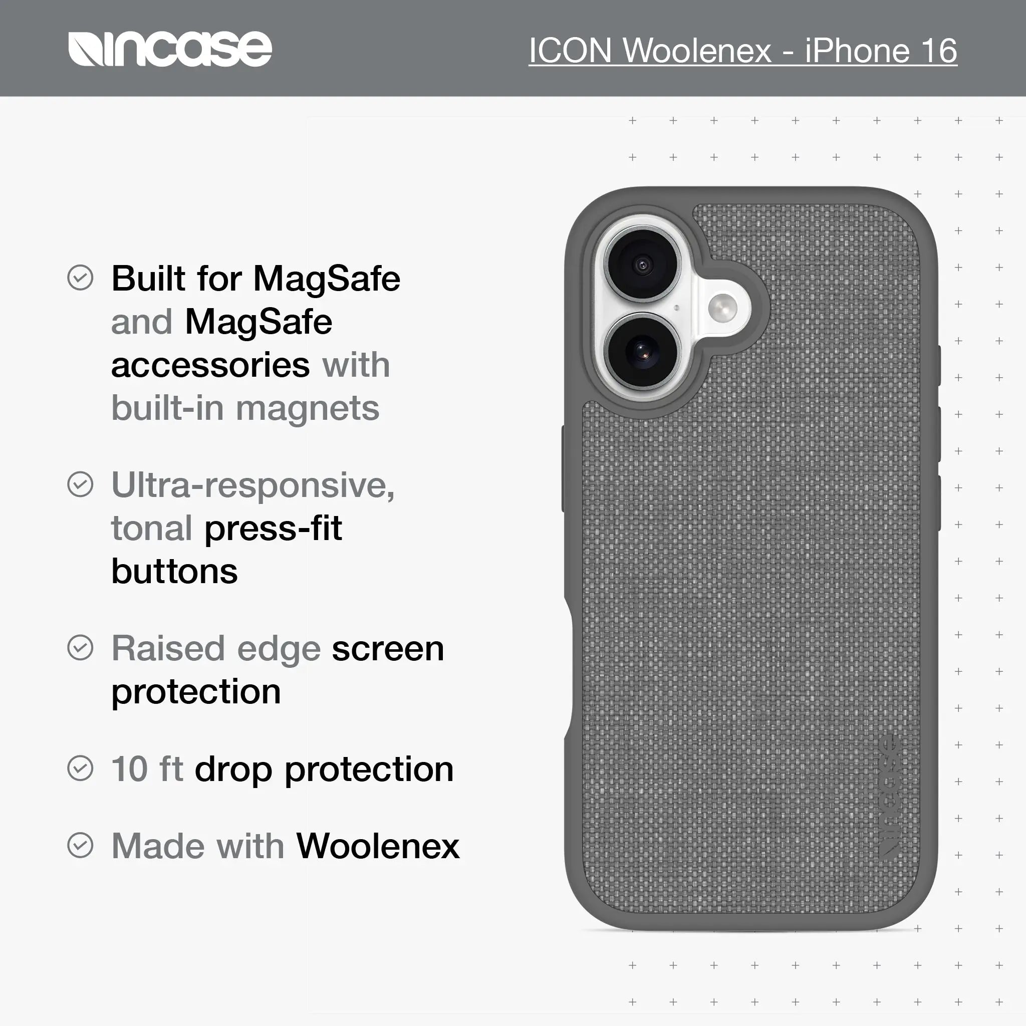 ICON Case with MagSafe for iPhone 16 Incase