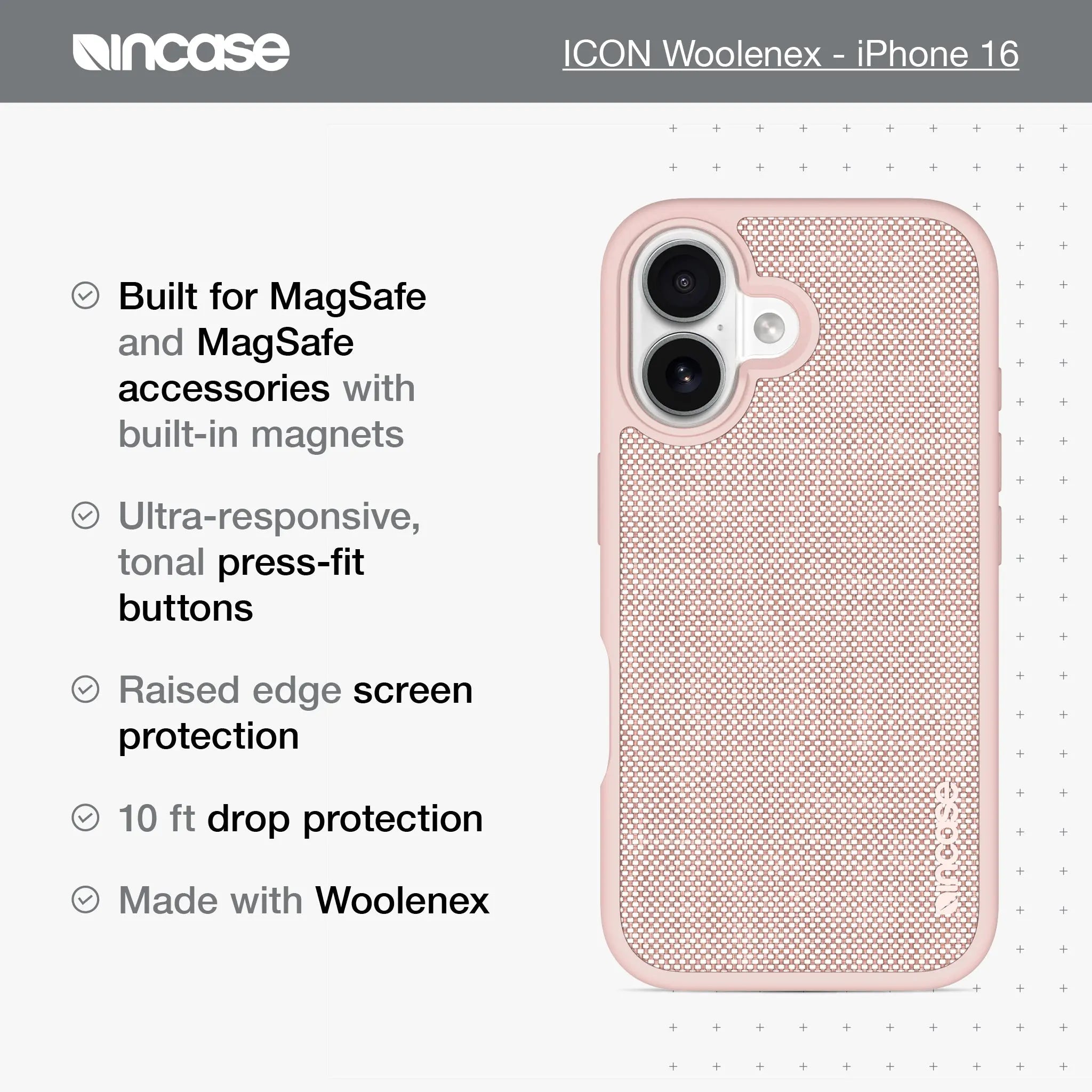 ICON Case with MagSafe for iPhone 16 Incase