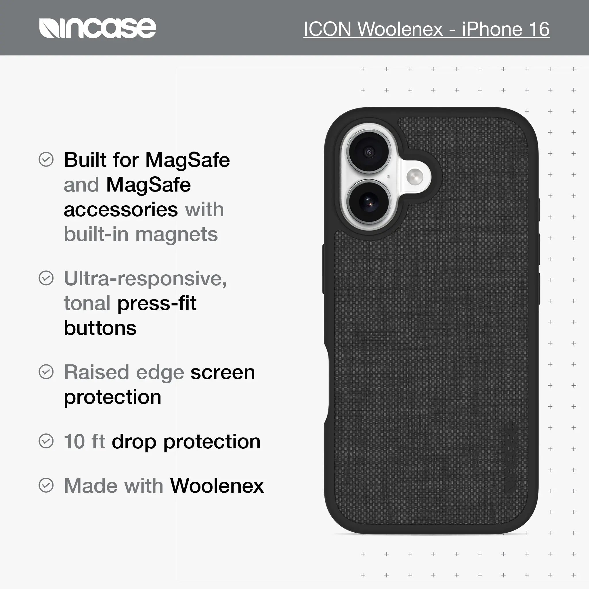 ICON Case with MagSafe for iPhone 16 Incase