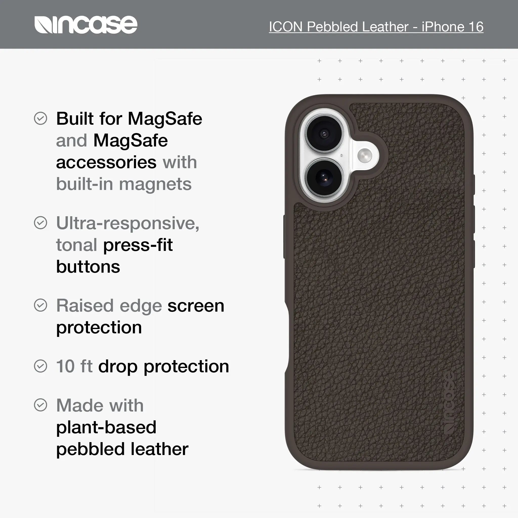 ICON Case with MagSafe for iPhone 16 Incase