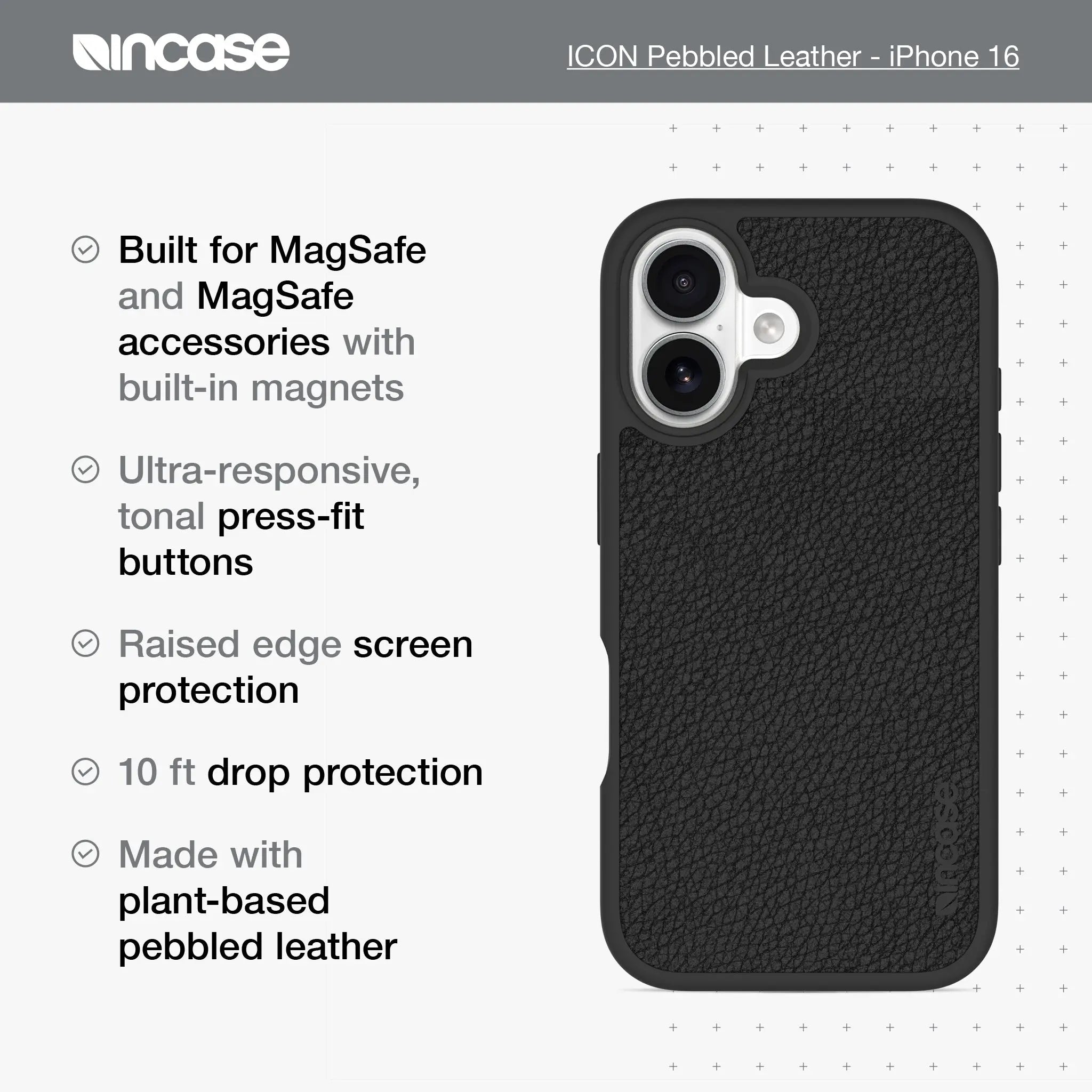 ICON Case with MagSafe for iPhone 16 Incase