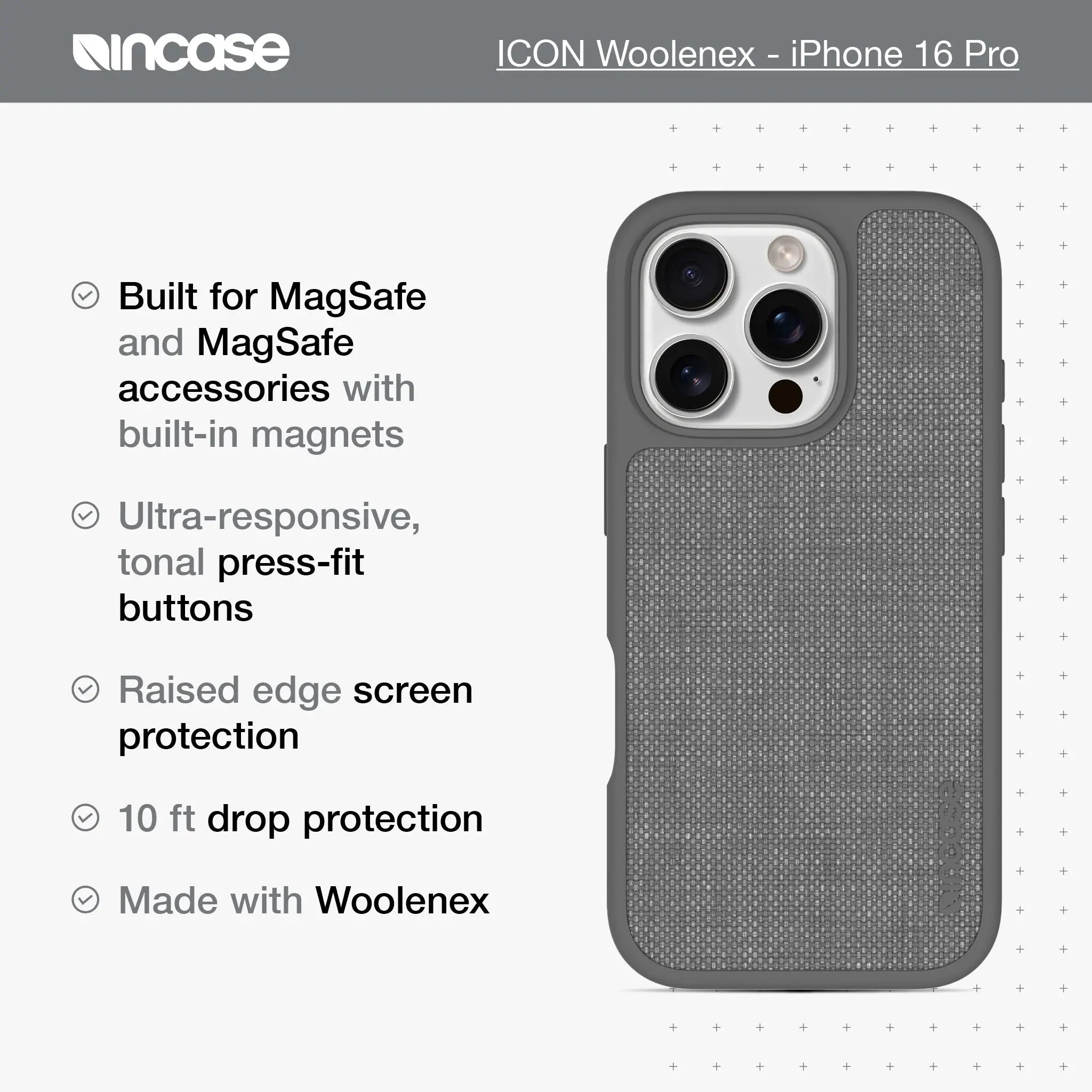 ICON Case with MagSafe for iPhone 16 Pro Incase