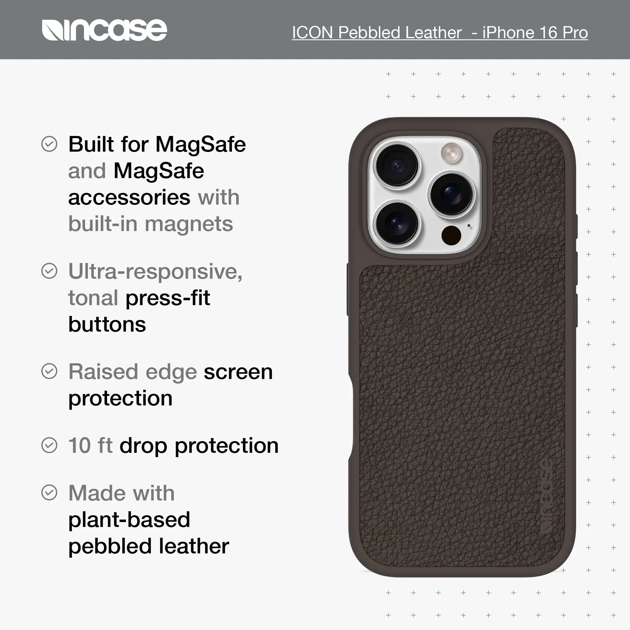 ICON Case with MagSafe for iPhone 16 Pro Incase