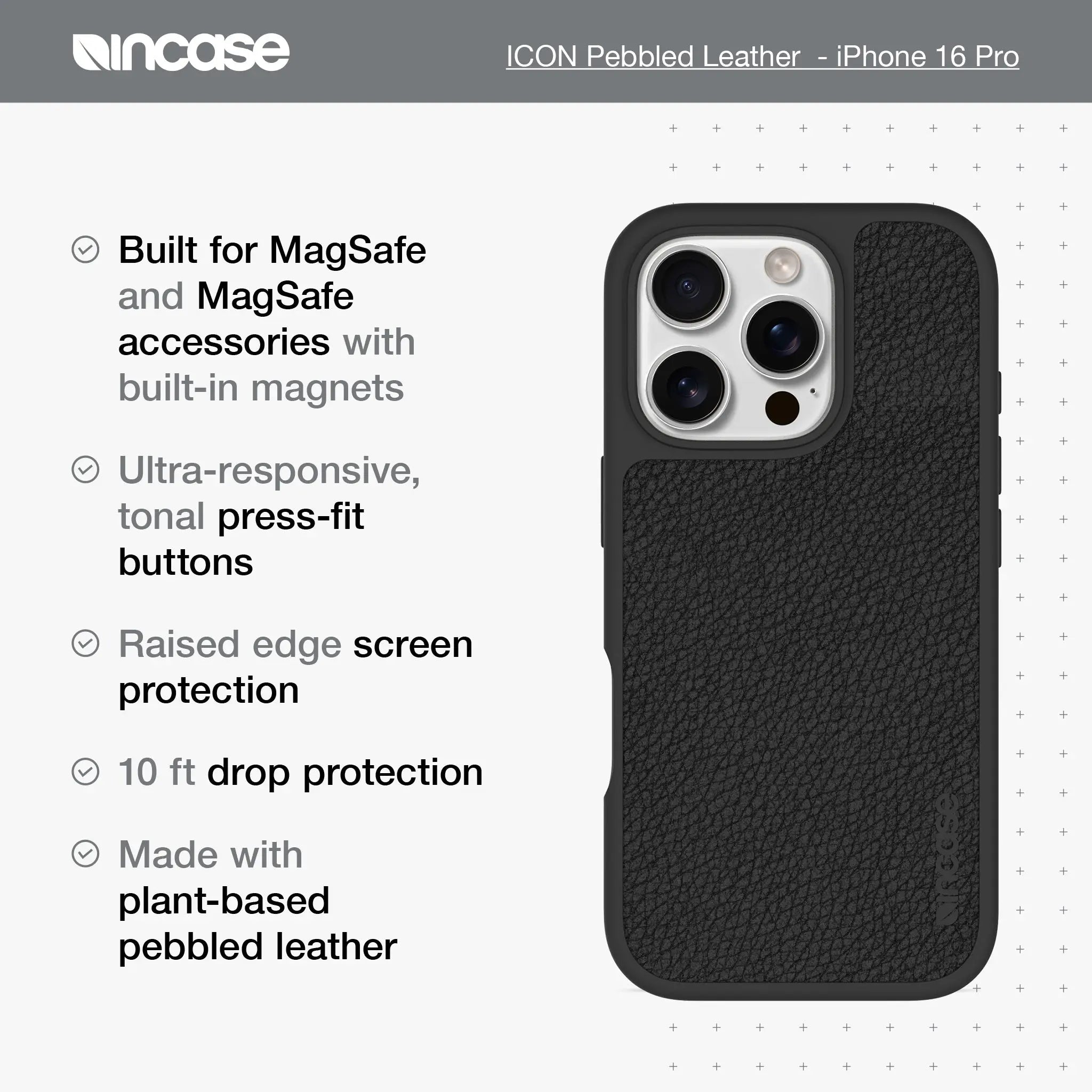 ICON Case with MagSafe for iPhone 16 Pro Incase