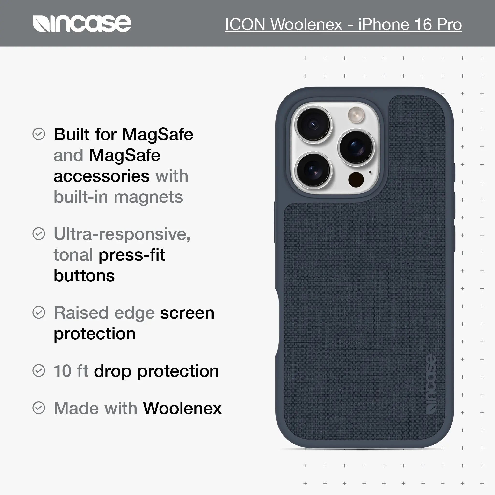 ICON Case with MagSafe for iPhone 16 Pro Incase