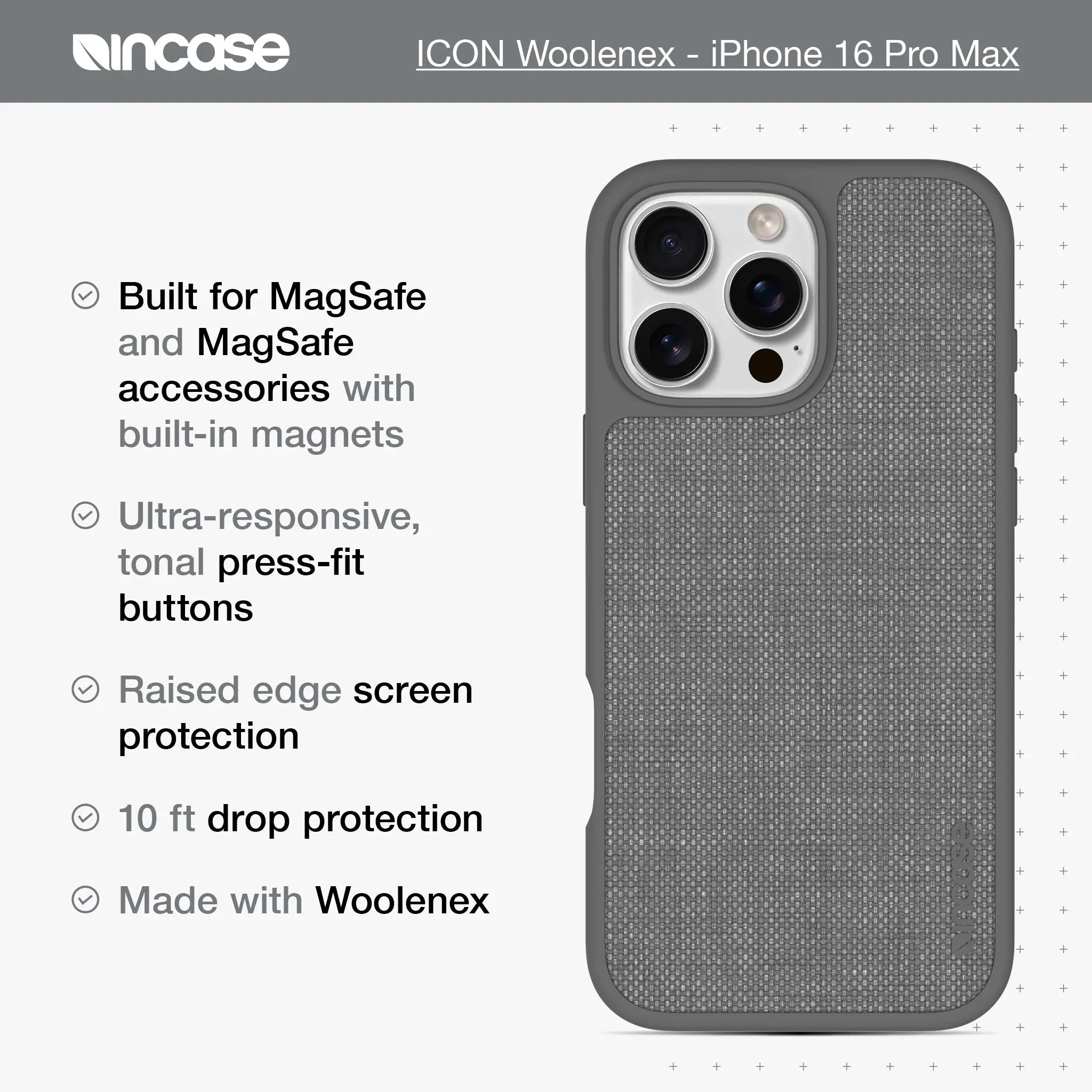 ICON Case with MagSafe for iPhone 16 Pro Max Incase