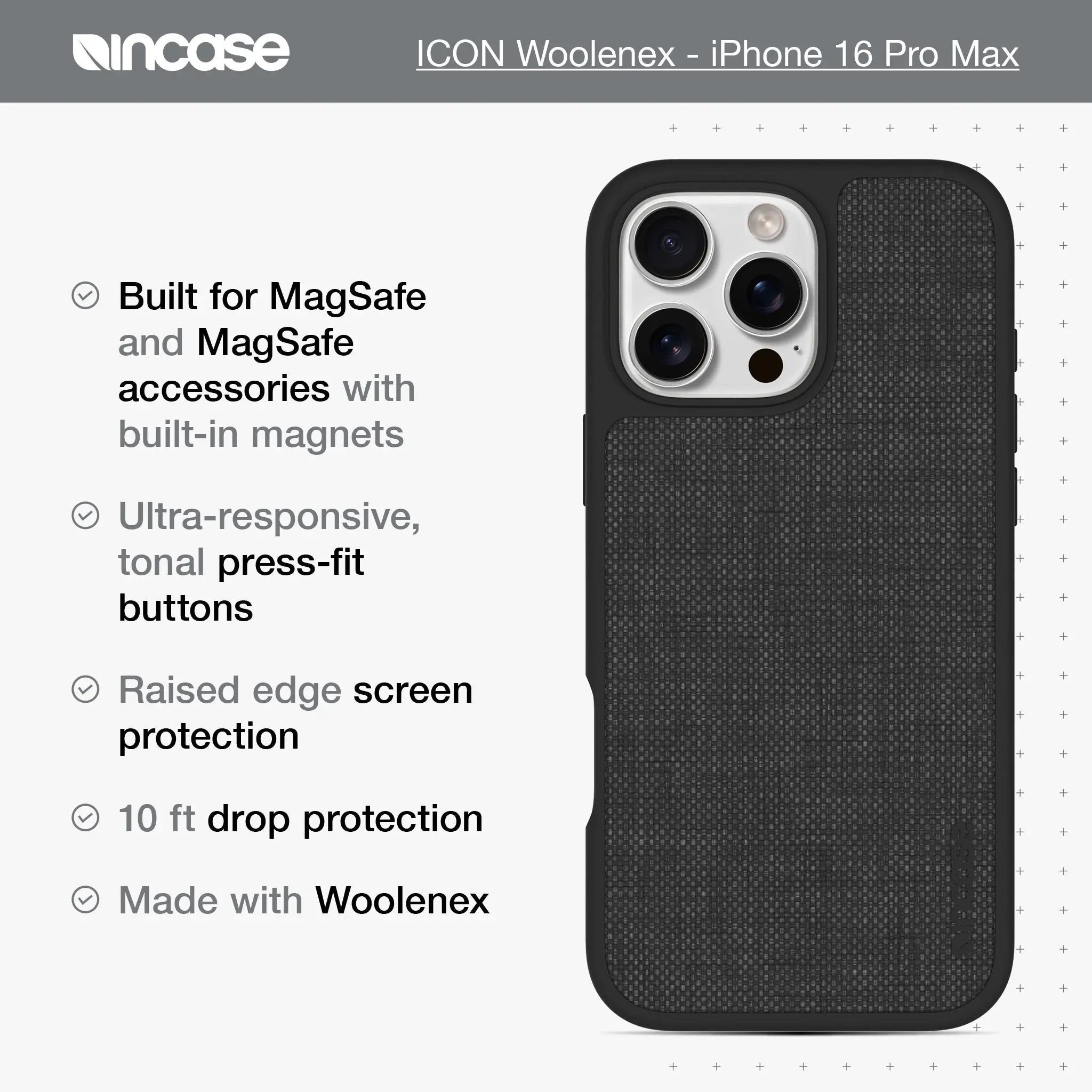ICON Case with MagSafe for iPhone 16 Pro Max Incase