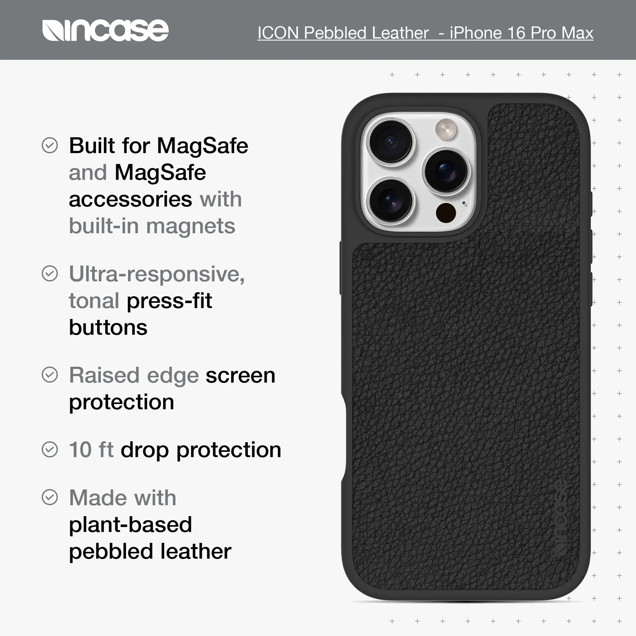 ICON Case with MagSafe for iPhone 16 Pro Max Incase