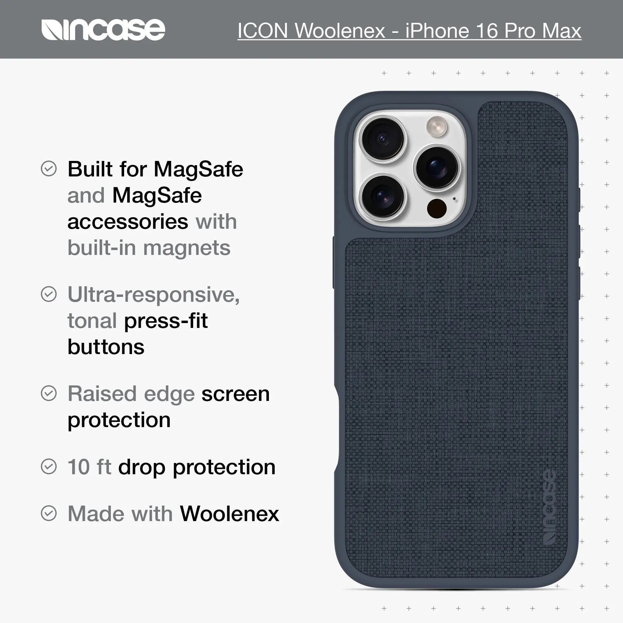 ICON Case with MagSafe for iPhone 16 Pro Max Incase