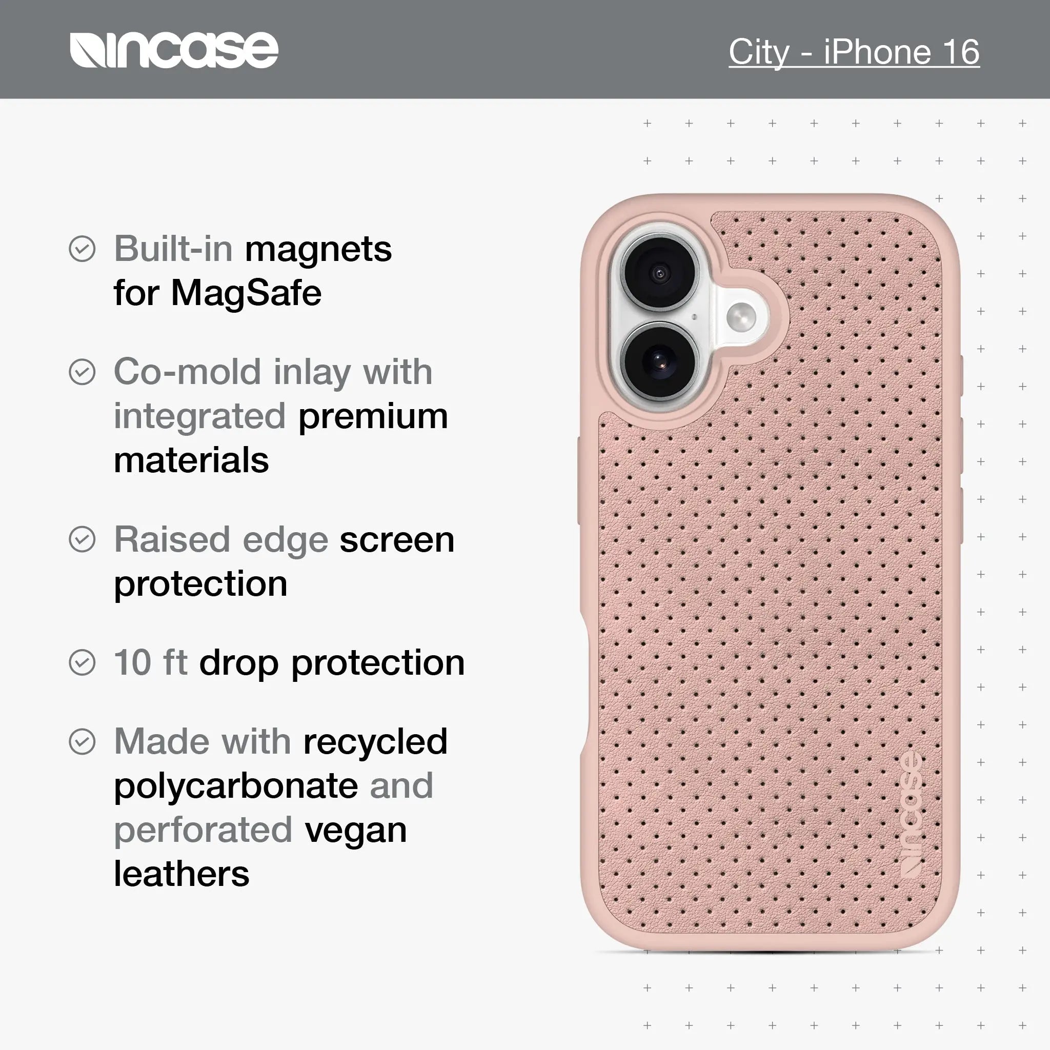 City Case with MagSafe for iPhone 16 Incase