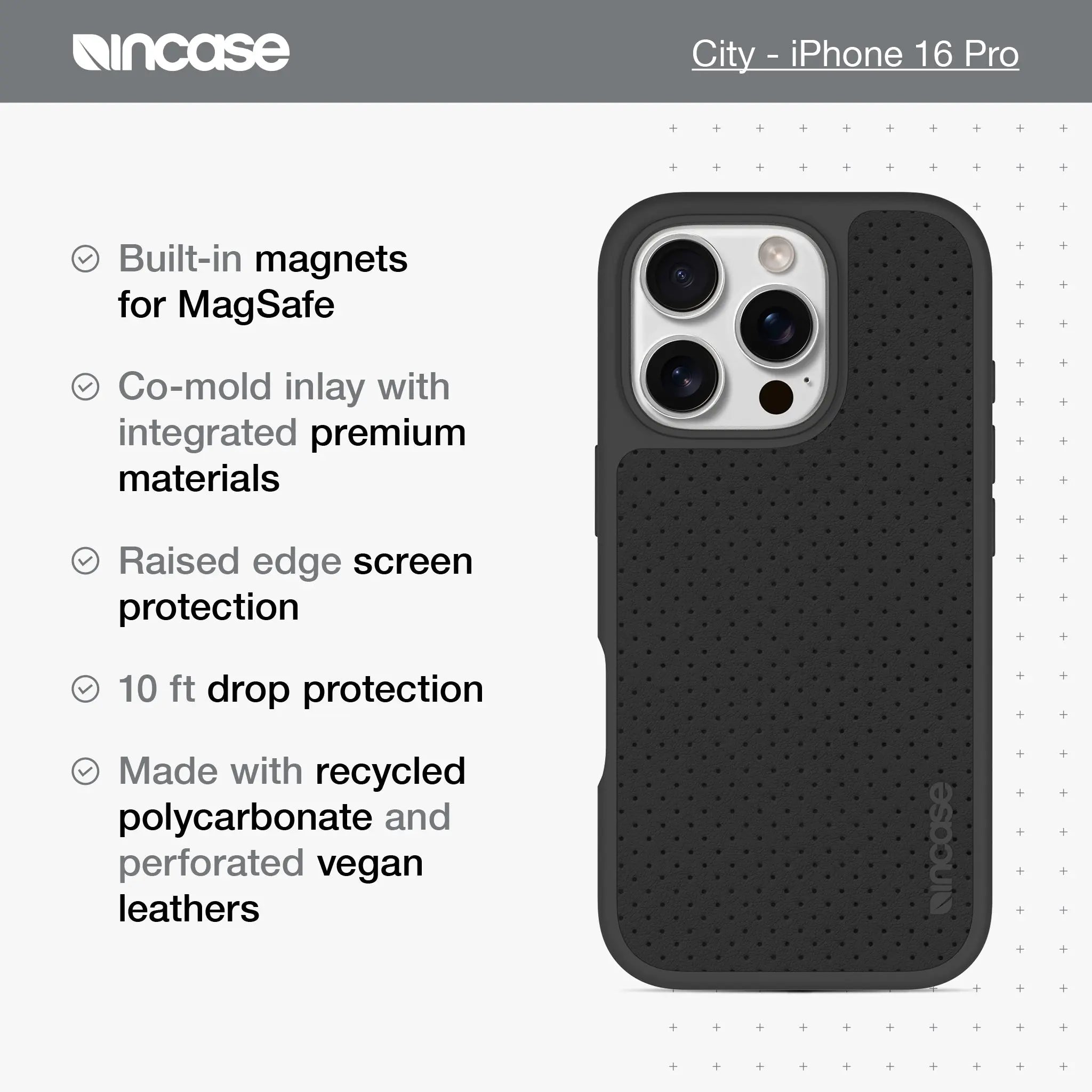 City Case with MagSafe for iPhone 16 Pro Incase