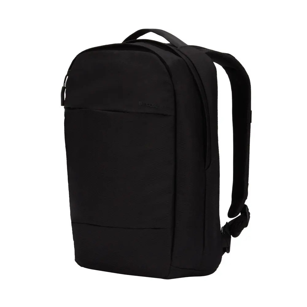 Black | City Compact Backpack with Diamond Ripstop - Black
