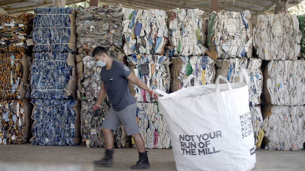Transforming plastic waste into everyday products.