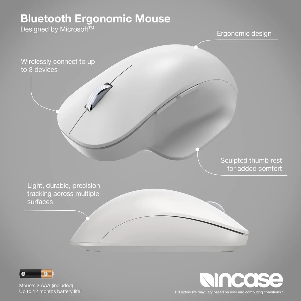 Bluetooth Ergonomic Mouse Designed by Microsoft