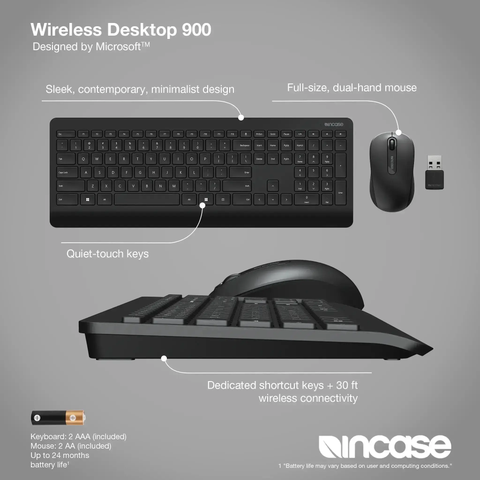 Wireless Desktop 900 Designed by Microsoft - Incase.com