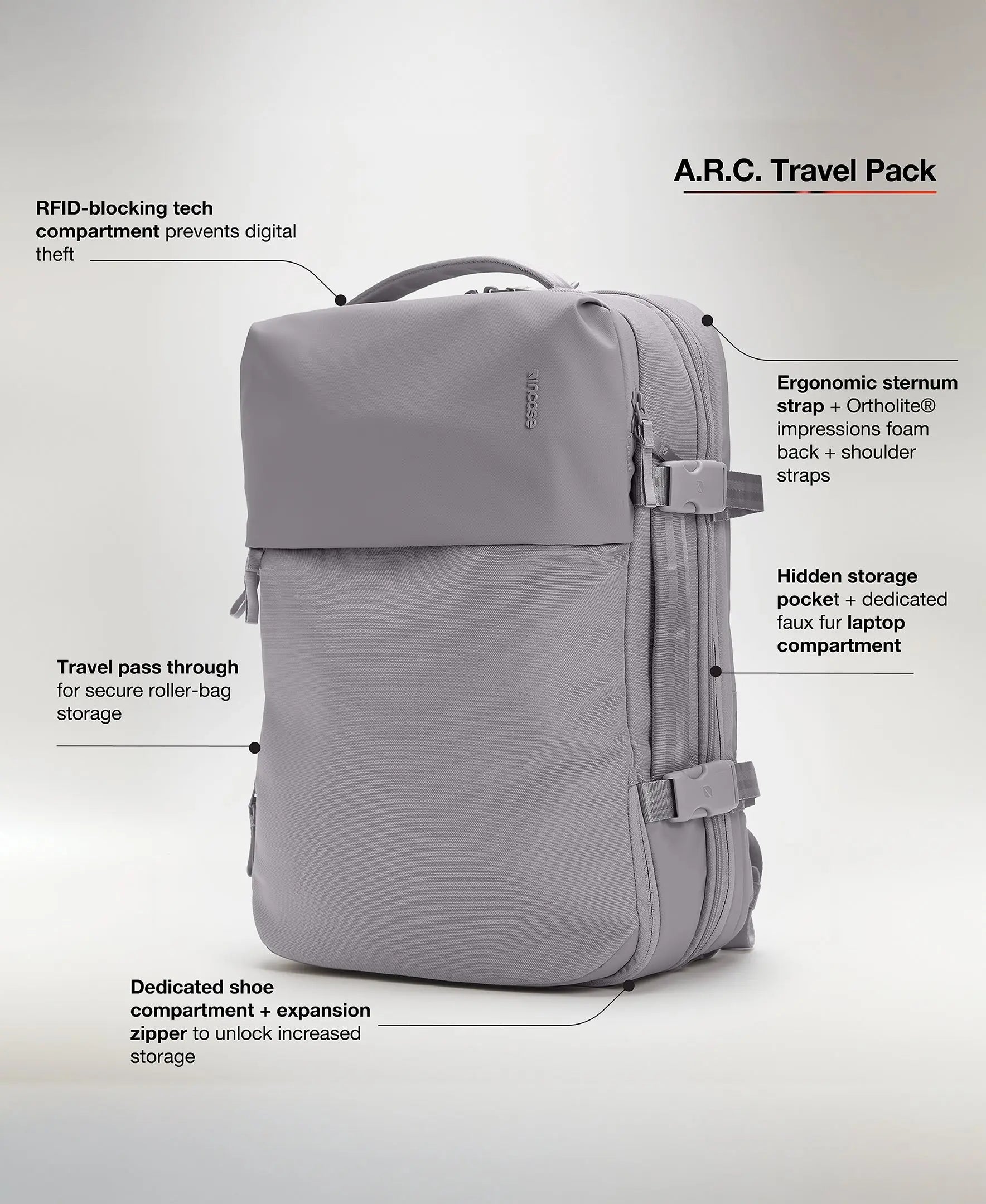 Incase A.R.C. Travel Pack - 21 to 38L | 