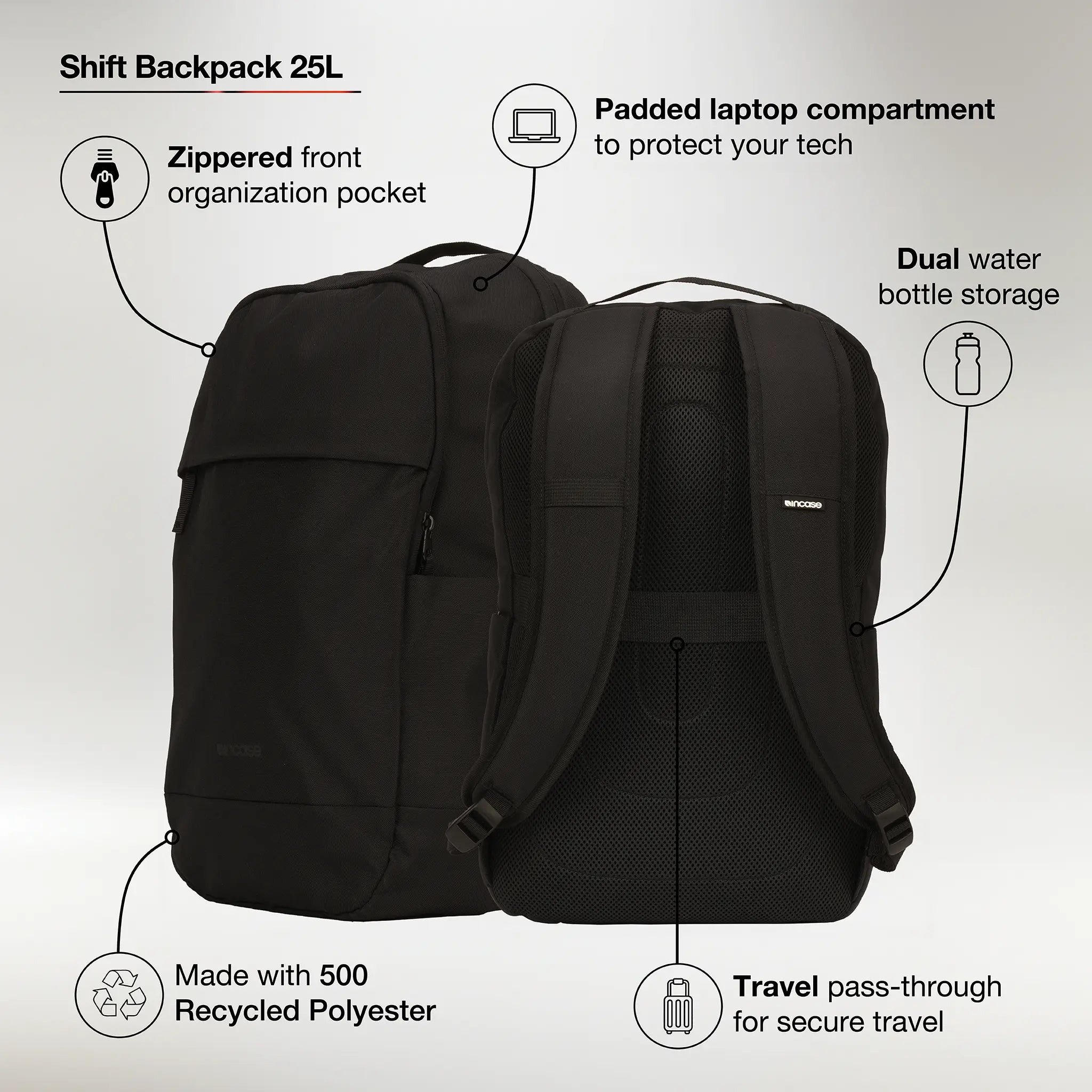 Incase Shift Backpack 25L – - Main Image