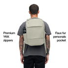 Crosstown Backpack with Woolenex 20L Incase featuring premium YKK zippers and faux fur personals pocket