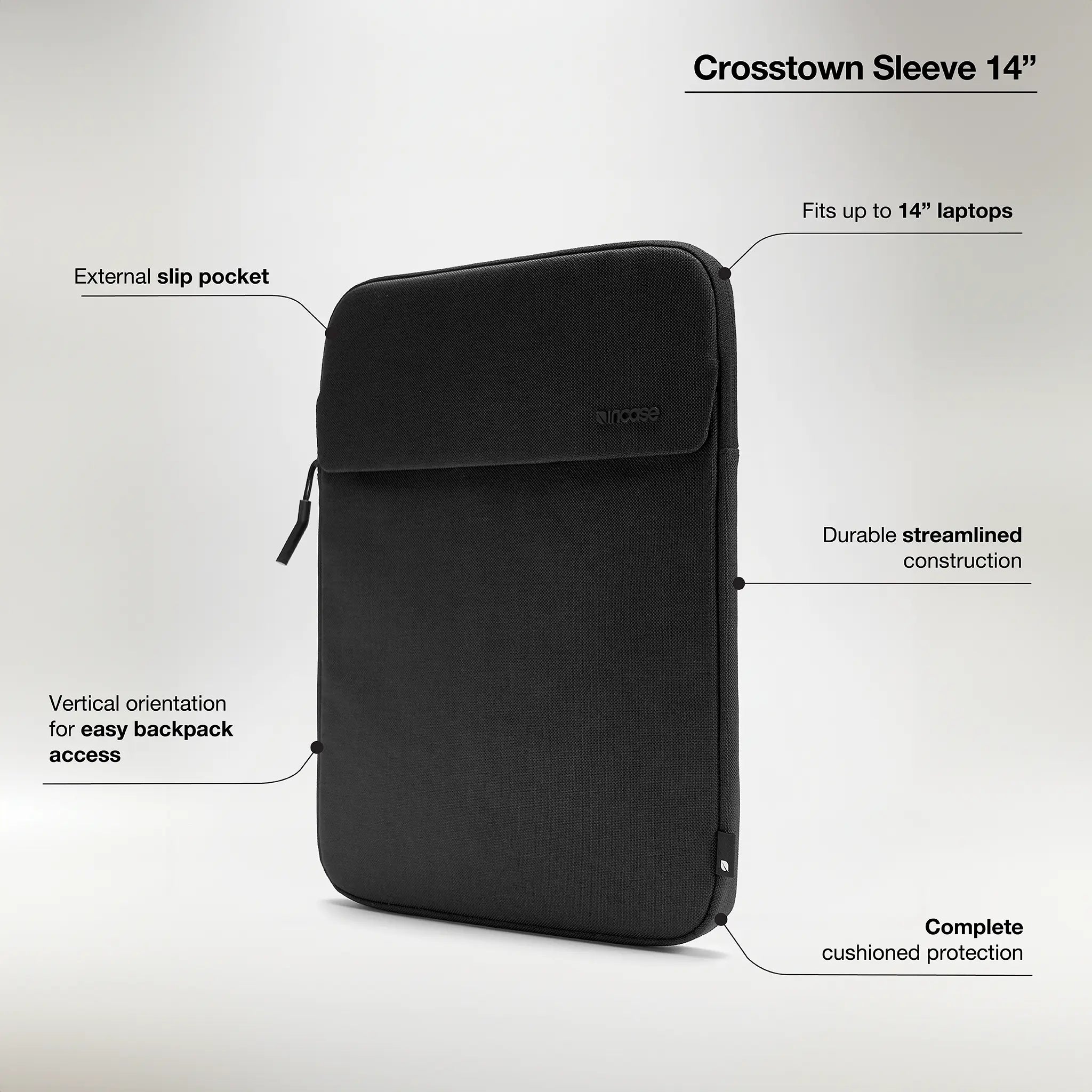 Crosstown Sleeve with Woolenex for 14-inch Laptop
