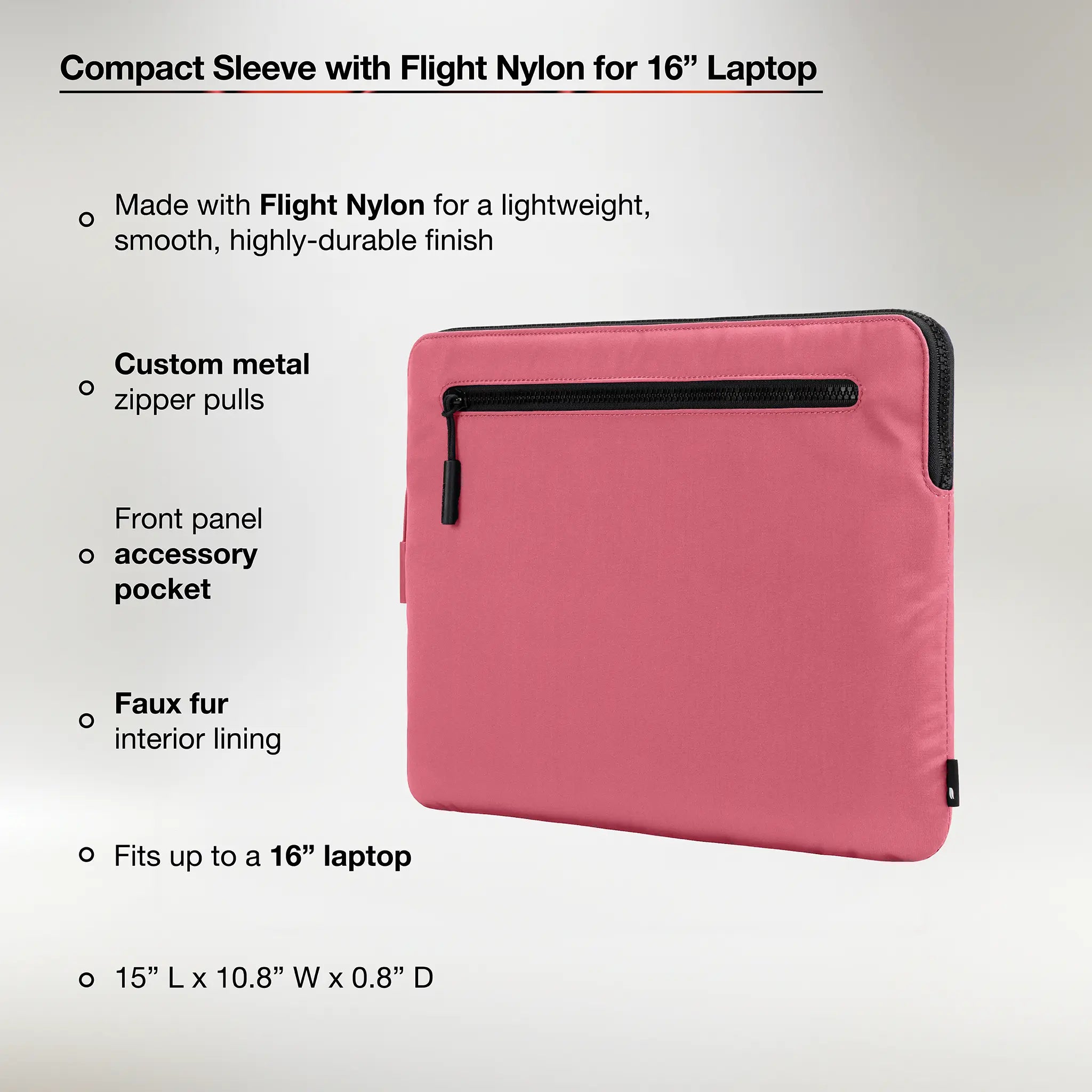 Compact Sleeve with Flight Nylon for 16" MacBook Pro (2016-2024) | 