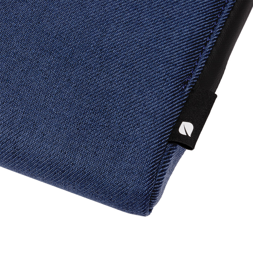Navy | Facet Sleeve with Recycled Twill for MacBook Pro (13-inch, 2020 - 2009), MacBook Air (13-inch, 2020 - 2009), MacBook (13-inch, 2010 - 2009) - Navy