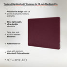 Textured Hardshell with Woolenex for MacBook Pro 13-inch (2016 - 2019) | 
