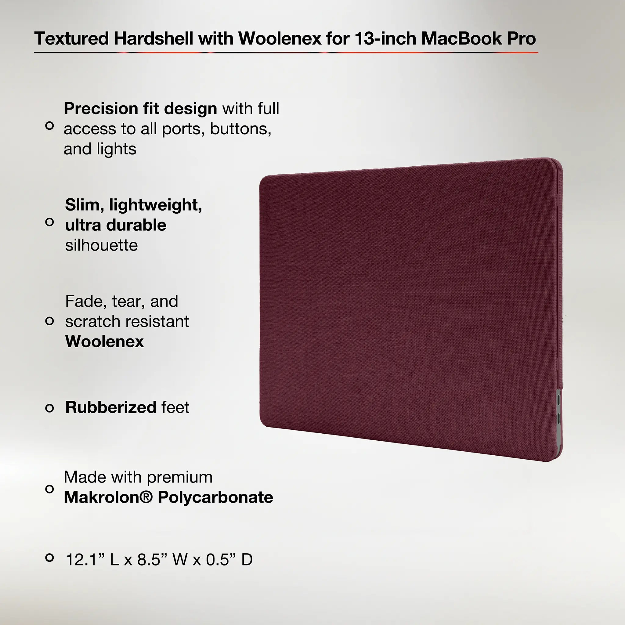 Textured Hardshell with Woolenex for MacBook Pro 13-inch (2016 - 2019) | 