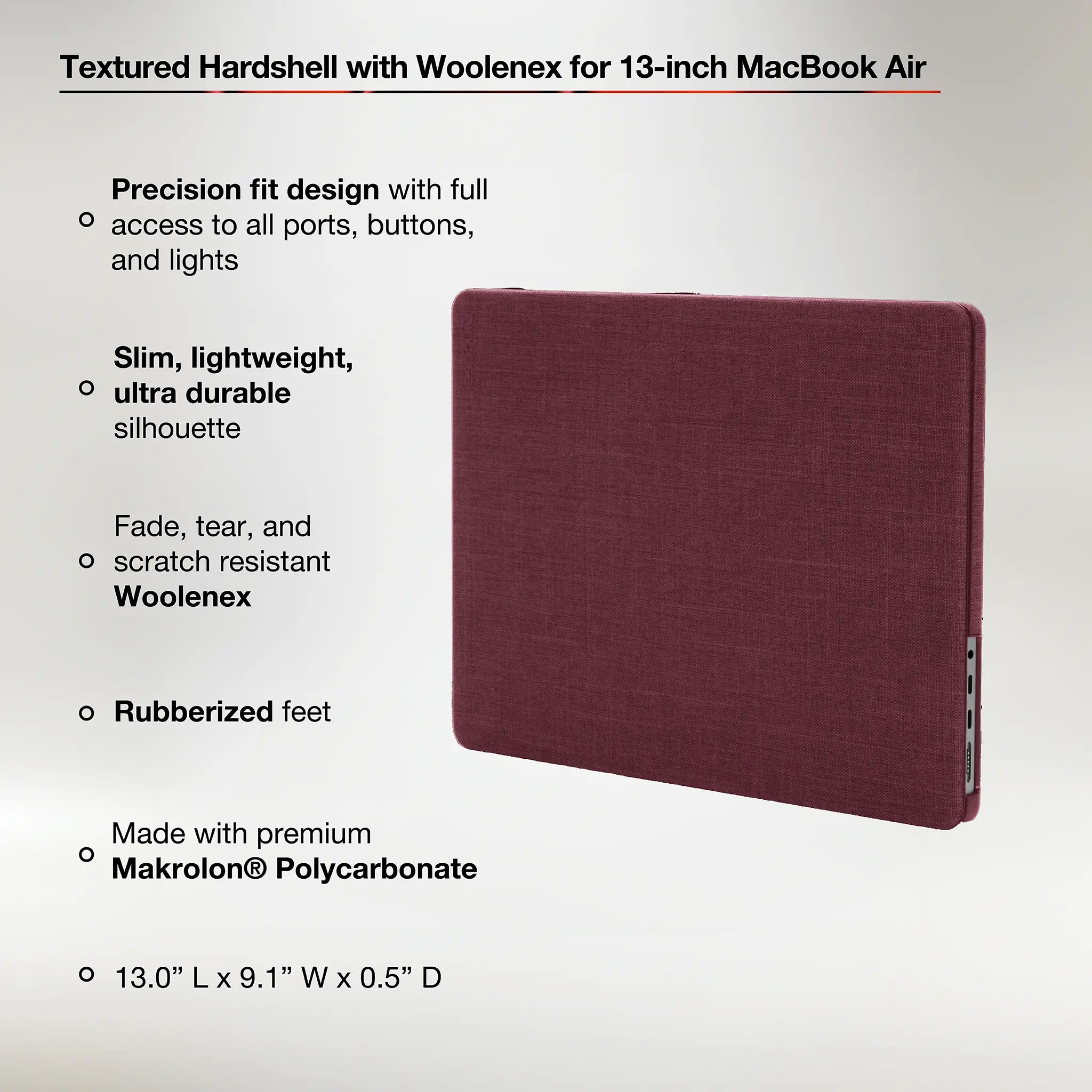 Textured Hardshell with Woolenex for 13-inch MacBook Air (2015 - 2017) | 