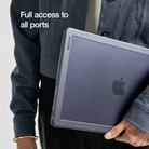 Edge Hardshell Case with Makrolon® for 15-inch MacBook Air (M2-M4, 2022-2025) highlighting full access to all ports