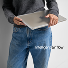 Edge Hardshell Case with Makrolon® for 15-inch MacBook Air (M2-M4, 2022-2025) highlighting intelligent airflow design