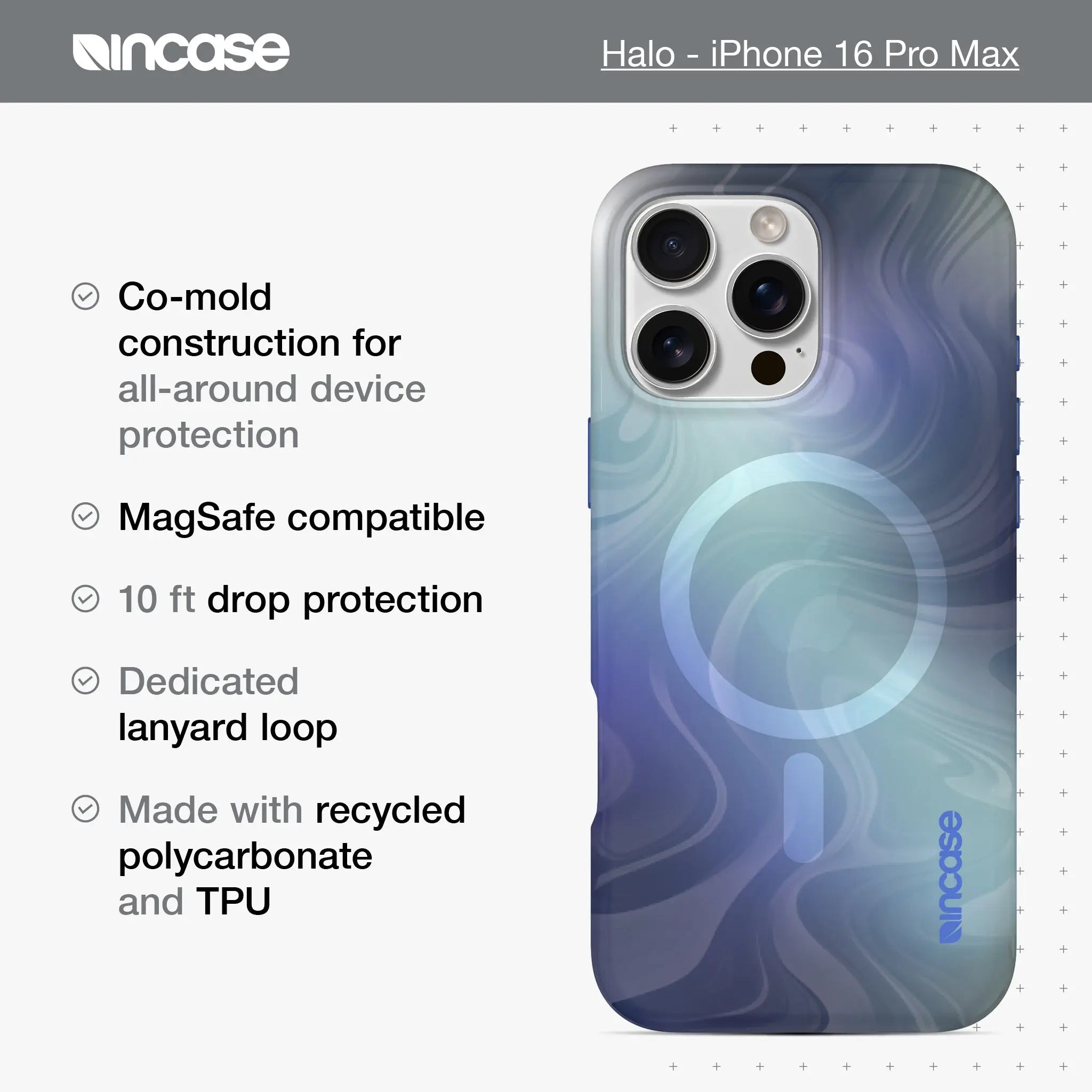 Halo Case with MagSafe for iPhone 16 Pro Max Incase
