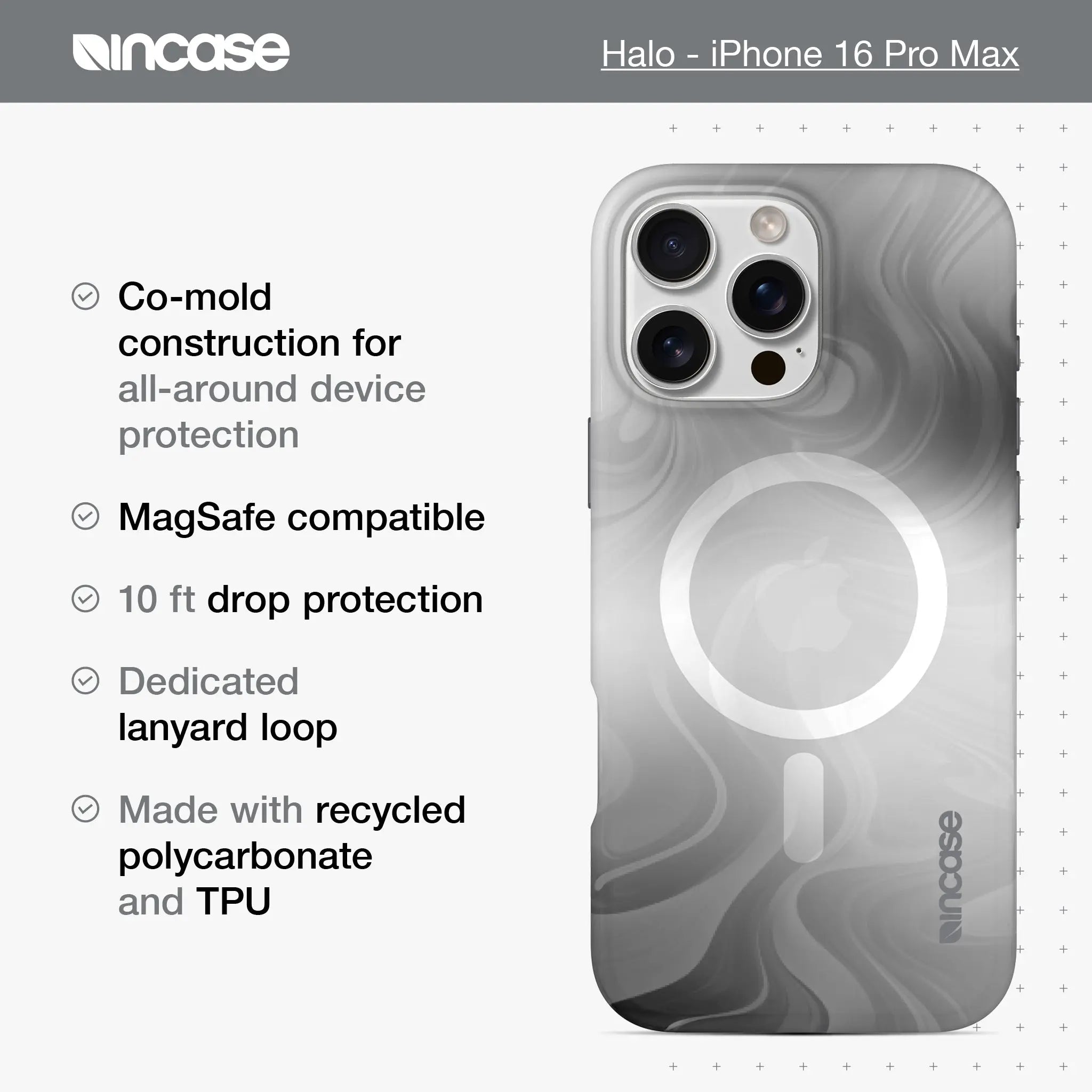 Halo Case with MagSafe for iPhone 16 Pro Max Incase