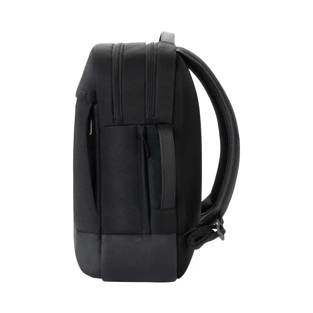 Twill & Leather Backpack –