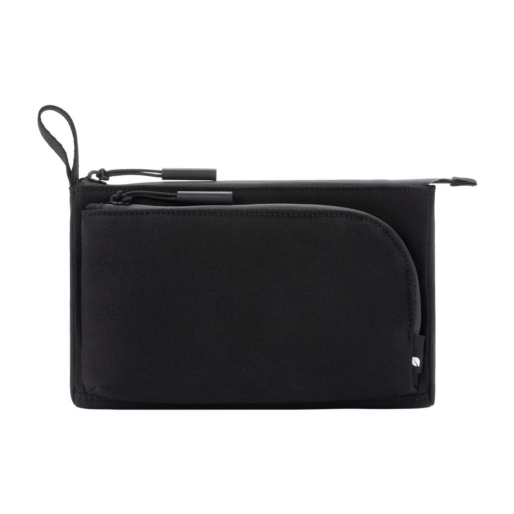 Black | Facet Accessory Organizer in Recycled Twill - Black